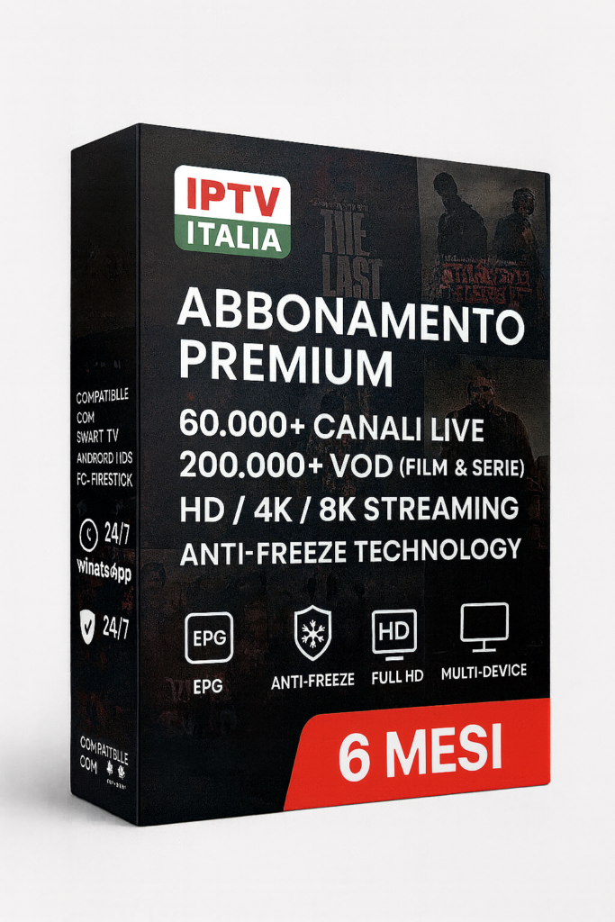 abbonamento iptv di 6 mesI